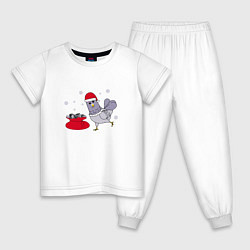 Детская пижама Голубь и мешок семечек