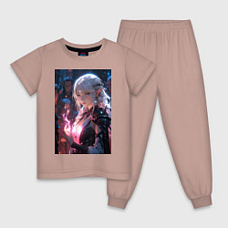 Детская пижама Прекрасная девушка-эльф-маг