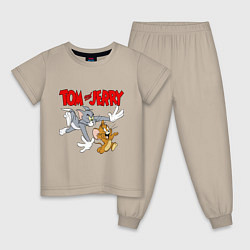 Детская пижама Том и Джерри - погоня