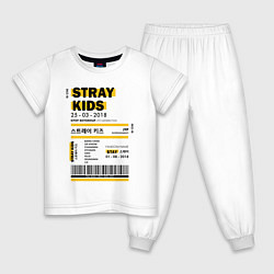 Детская пижама Stray kids ticket