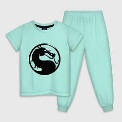 Детская пижама Смертельная битва - логотип