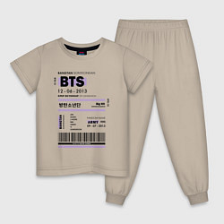 Детская пижама Bts ticket