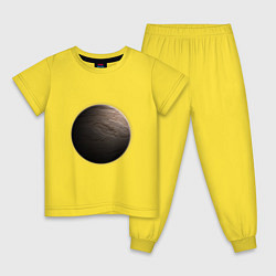 Детская пижама Планета арт, крупный рельеф