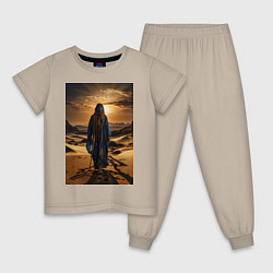 Детская пижама Человек в пустыне