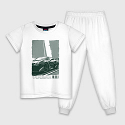 Детская пижама Постер спорткара