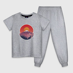 Детская пижама Гора Фудзи с сакурой
