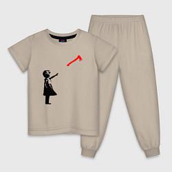 Детская пижама Девочка и топор
