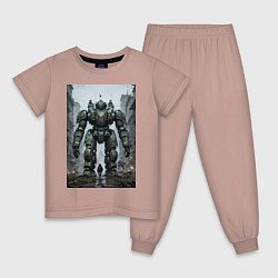 Детская пижама Конвой роботов в городе