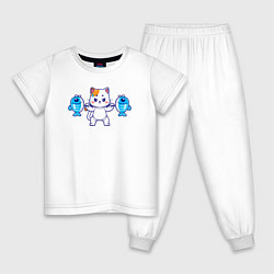 Детская пижама Котёнок атлет