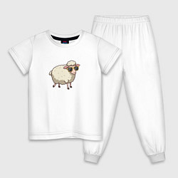 Детская пижама Забавная овечка в солнечных очках