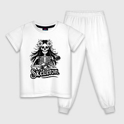Детская пижама Скелет хиппи