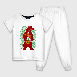 Детская пижама Медведь и обед - аппетит