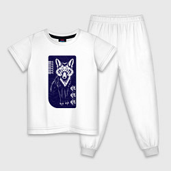 Детская пижама Серьёзный лис
