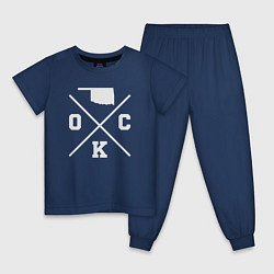 Детская пижама OKC map