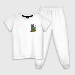 Детская пижама Кубистический мур