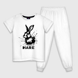 Детская пижама Графический заяц