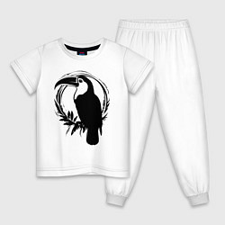 Детская пижама Тукан в круге