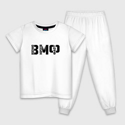 Детская пижама ВМФ - трафаретный стиль