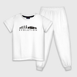 Детская пижама Авто эволюция