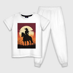 Детская пижама Всадница в стиле дикого запада