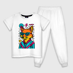 Детская пижама Лиса поп арт