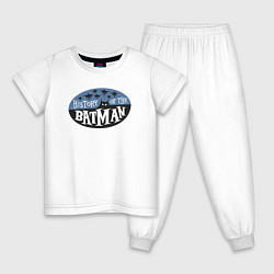 Детская пижама История Бэтмена