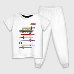 Детская пижама Adventure time swords