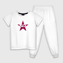 Детская пижама Rock star in vinous