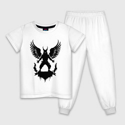 Детская пижама Черный лис Сургута с крыльями