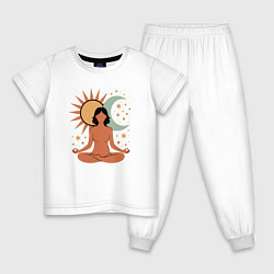 Детская пижама Yoga girl