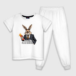 Детская пижама Кролик с динамитом - trust me im an engineer