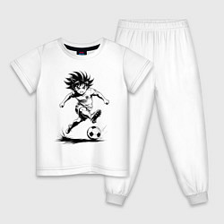 Детская пижама Футбольная атака аниме
