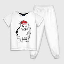 Детская пижама Мемный кот Бендер - 2026