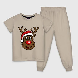 Детская пижама Рождественский олень