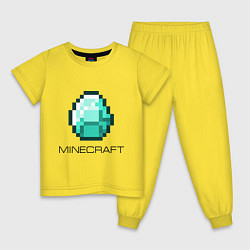 Детская пижама Minecraft Diamond