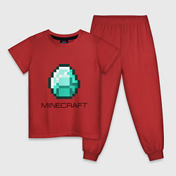 Детская пижама Minecraft Diamond