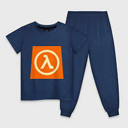 Пижама хлопковая детская Half-Life, цвет: тёмно-синий