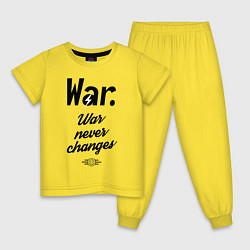 Детская пижама War never changes