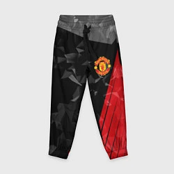 Брюки детские FC Manchester United: Abstract, цвет: 3D-принт