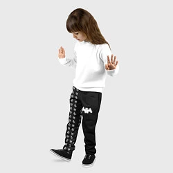 Брюки детские Marshmello: Dark Style, цвет: 3D-принт — фото 2
