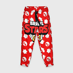 Детские брюки Brawl Stars: Red & White