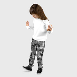 Брюки детские Камуфляж Армия Котиков, цвет: 3D-принт — фото 2