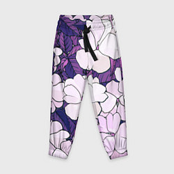 Детские брюки Фиолетовые цветы