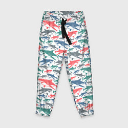 Детские брюки Разноцветные Акулы
