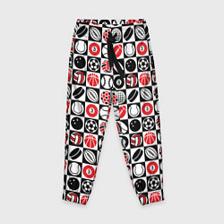 Брюки детские Разные Виды Спорта SPORT, цвет: 3D-принт