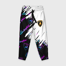 Детские брюки Lamborghini pattern gradient