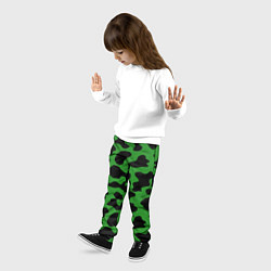 Брюки детские Армейский камуфляж, цвет: 3D-принт — фото 2