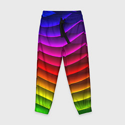 Брюки детские Color line neon pattern Abstraction Summer 2023, цвет: 3D-принт