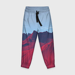 Брюки детские Красный песок, цвет: 3D-принт