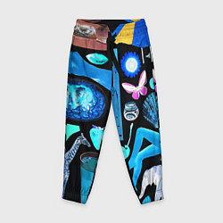 Брюки детские Underground pattern Fashion 2099, цвет: 3D-принт